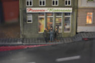 Pizzeria - verdächtiges Meeting - 